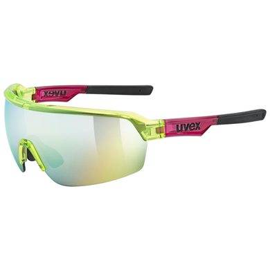 UVEX SPORTSTYLE 227 2021, YELLOW - RED TRANSPARENT