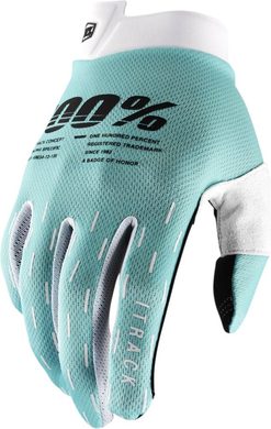 100% ITRACK, Gloves Aqua