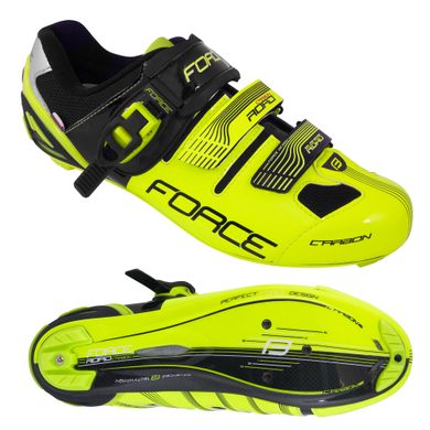 FORCE ROAD CARBON, fluo-černé