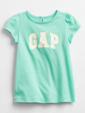 GAP 713719-00 Baby šaty GAP logo Zelená