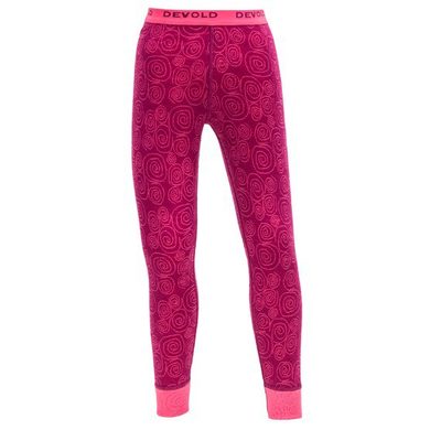 DEVOLD Active kid long johns plum