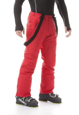 NORDBLANC NBWP5994 LOFTY dark red - men's ski pants action