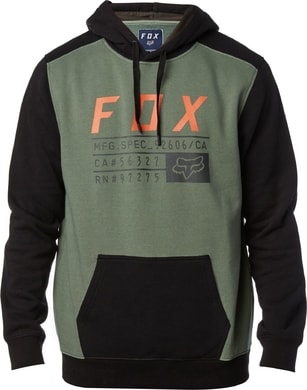 FOX District 3 Pullover Fleece, Dark Fatigue