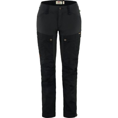 Keb Trousers Curved W Short Black - women's hiking trousers - FJÄLLRÄVEN -  202.40 €