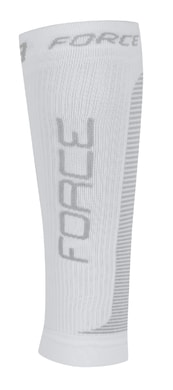 FORCE ponožky-kompresní návleky FORCE, bílo-šedé