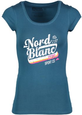 NORDBLANC NBFLT5949 GIRLIE letní modrá - dámské tričko