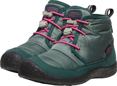 KEEN HOWSER II CHUKKA WP CHLD, dark forest/fuchsia purple