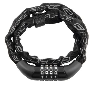 FORCE CHAIN code 120cm/4mm, black