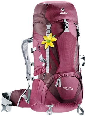 DEUTER ACT Lite 35 +10 SL blackberry-aubergine