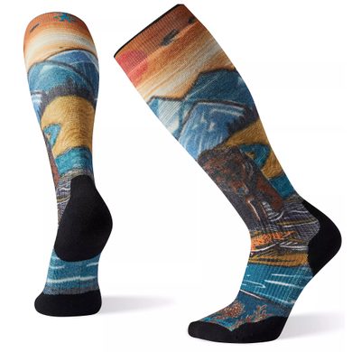 SMARTWOOL PhD Snow Light Elite Print, m color