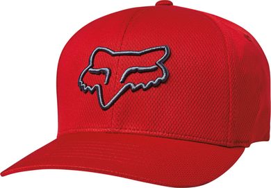 FOX Lithotype Flexfit Hat, Bright Red