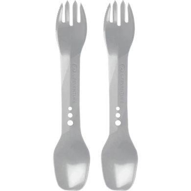 LIFEVENTURE Ellipse Spork, light grey