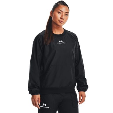 UNDER ARMOUR UA Rush Woven Crew, Black