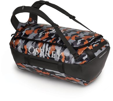 OSPREY TRANSPORTER 40, black/orange camo