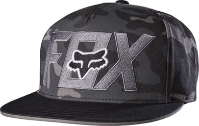 FOX Keep Out Snapback Black Camo