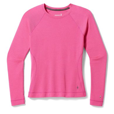 SMARTWOOL W CLASSIC THERMAL MERINO BL CREW BOXED, power pink