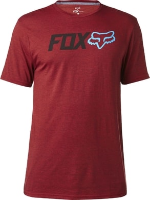 FOX Obsessed Ss Tech Tee Heather Red