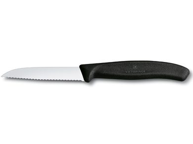 VICTORINOX 6.7433 Nůž na zeleninu 8cm plast černý