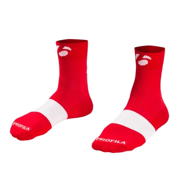 BONTRAGER Sock Race 2,5" Red White (40-42)