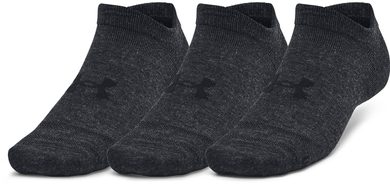 UNDER ARMOUR Essential No Show 3pk, Black / Black / Black