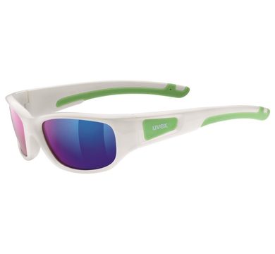 UVEX SPORTSTYLE 506 white green/mir green - dětské brýle bílé