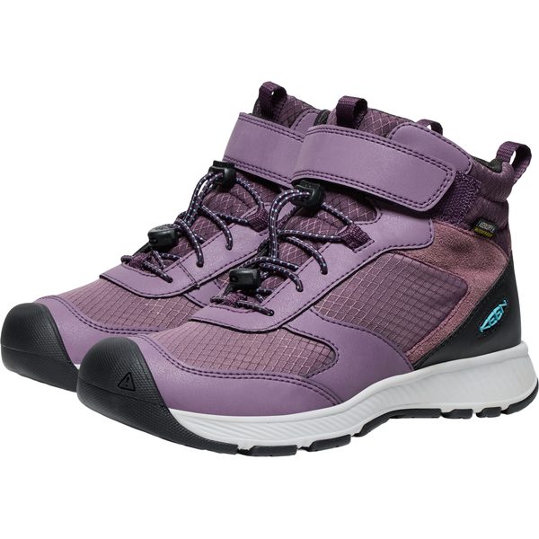 SKUA MID WP YOUTH, black plum/plum perfect