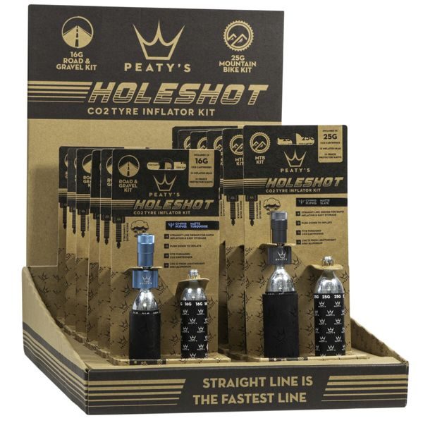 HOLESHOT CO2 PUMPA + BOMBIČKY 2 KS - 6X 16G // 6X 25G - 12 COLOURS MIXED