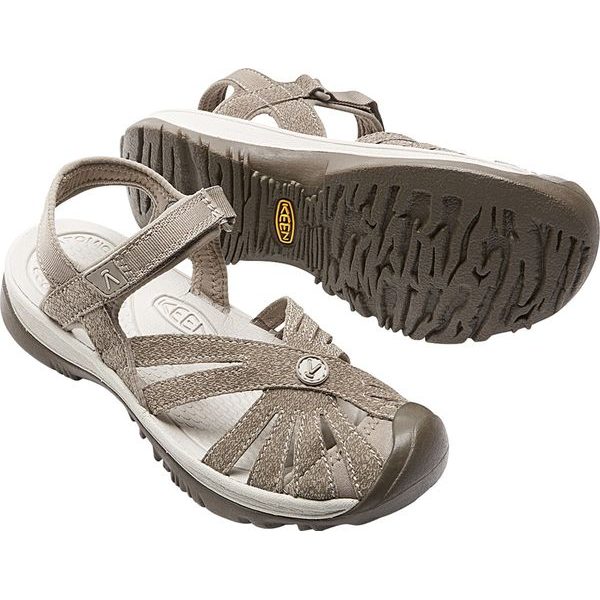 ROSE SANDAL WOMEN, brindle/shitake