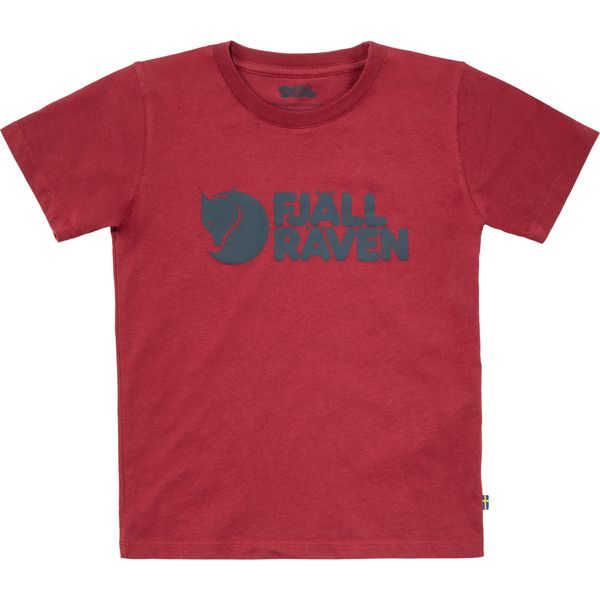 Kids Fjällräven Logo T-shirt Pomegranate Red