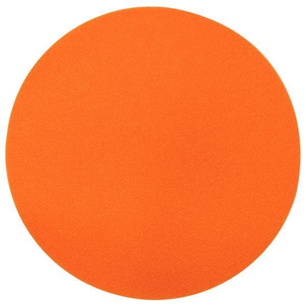 Sedátko kulaté bez ucha 1-vrstvé, pr. 35 cm oranžové