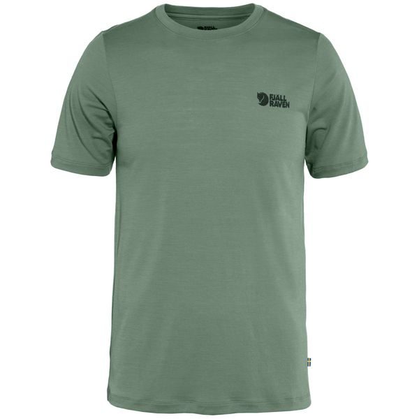 Abisko Wool Logo SS M Patina Green