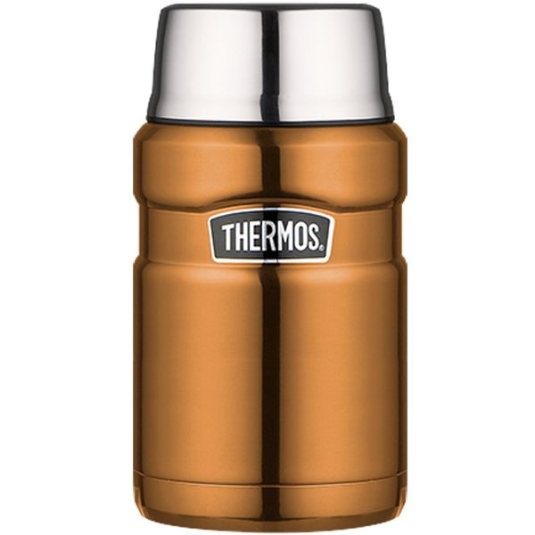 Termoska na jídlo se šálkem 710 ml měděná
