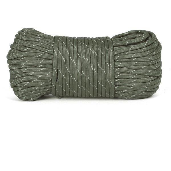 Paracord; 4 mm; olive; 33 m