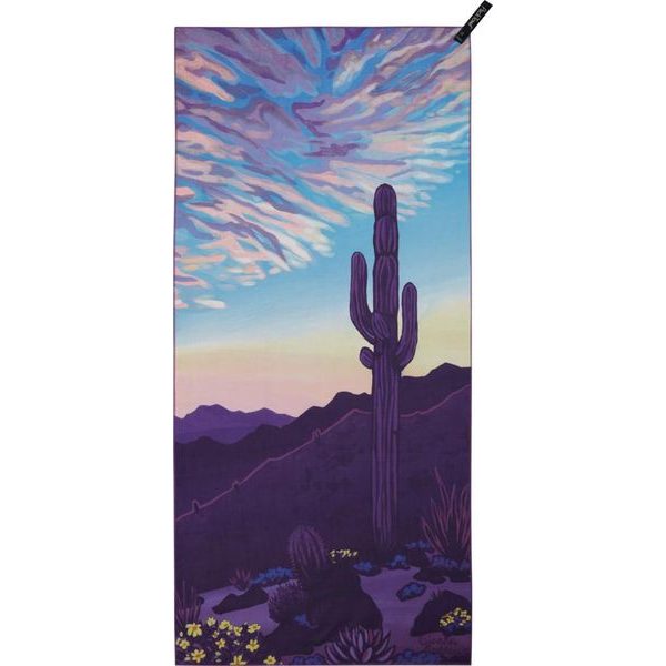 PERSONAL BODY Desert Aire ručník 64x137cm potisk kaktus