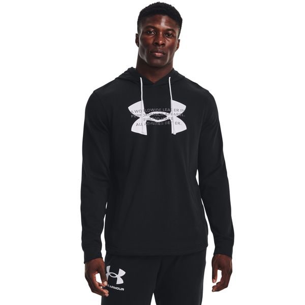 UA Rival Terry Logo Hoodie Black