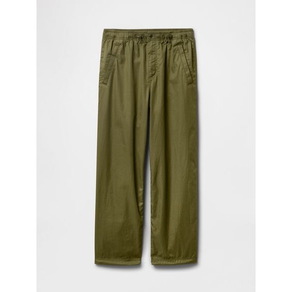 Kalhoty Baggy Parachute Unisex Zelená