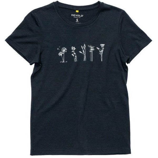 Classic "Flowers" Tee Wmn, Ink