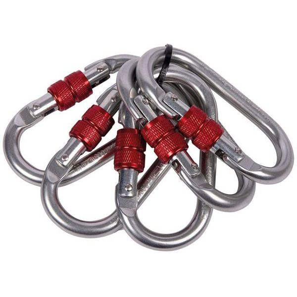 Set 5 Steel Oval Standard Lock