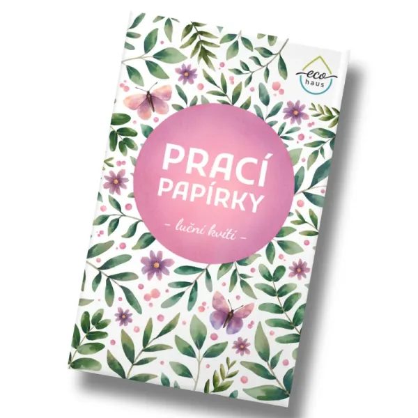 Prací papírky EcoHaus 5 praní luční kvítí
