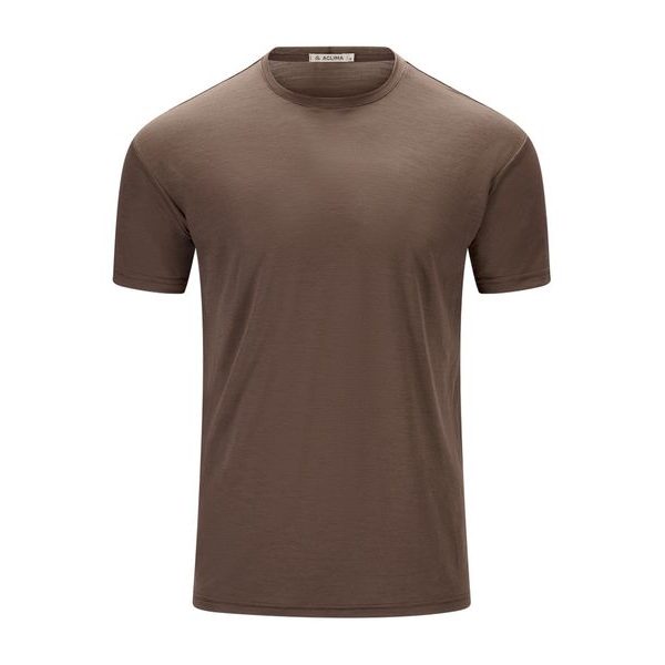 LightWool 140 classic tee M's Dark Earth