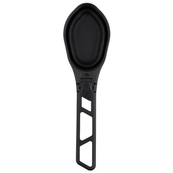 Camp Kitchen Folding Serving Spoon, Grey
