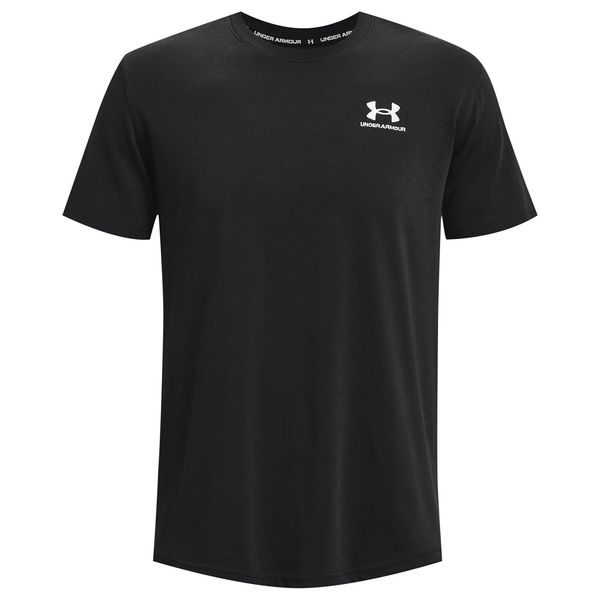 UA LOGO EMB HEAVYWEIGHT SS, Black