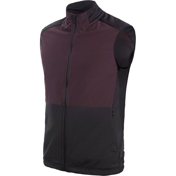COOLMAX THERMO pánská vesta černá/port red
