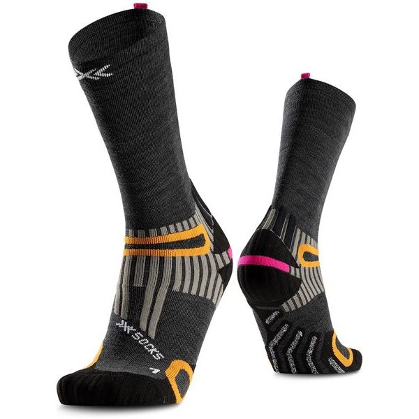 X-SOCKS® HIKE ANATOMIX MERINO CREW HEATHER GREY