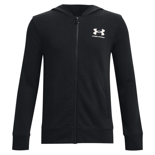 Rival Terry FZ Hoodie, black/white