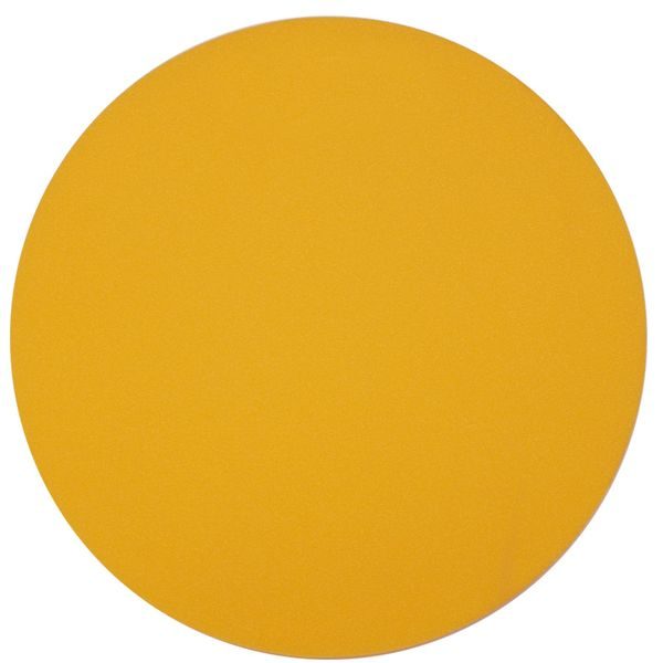 Sedátko kulaté bez ucha 1 vrstvé, průměr 350 mm - žluté