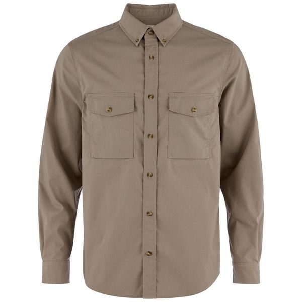 Övik G-1000 Shirt LS M Suede Brown