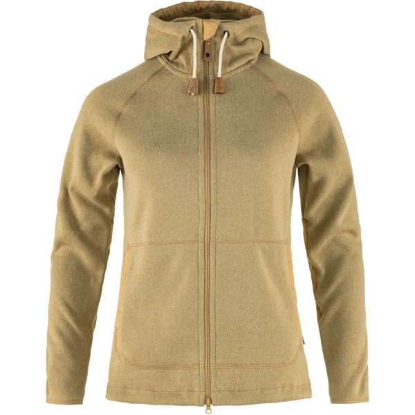 Övik Fleece Hoodie W Dune Beige