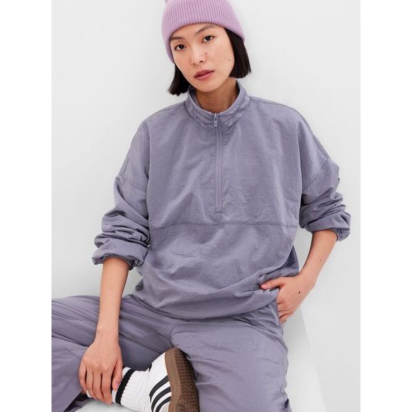 513503-00 Bunda GapFit s fleece Šedá
