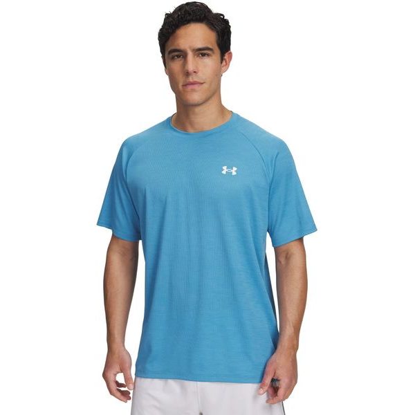 UA Tech Textured SS 453-BLU